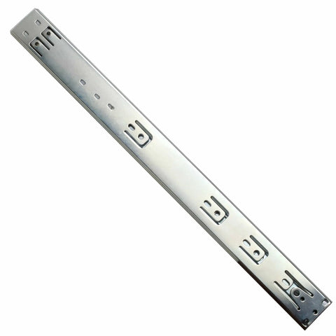 Heavy Duty 28 Inch Soft Close Side Mount Drawer Slides With Full Extension Ball Bearing Rails 100 Lb Capacity Zinc Plated