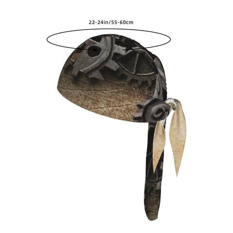 Get Ready To Crush It With This Cool Fqrentyu Breathable Cycling Cap For Men And Women, size 22-24in, features a gear pattern.