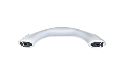 Ergonomic One-Piece Vinyl Grab Handle With Marine Grade Durability For Boats And RVs 8.75 Inch Length, white finish, hinged capless design.