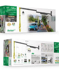 Heavy Duty EV Charging Cable Wall Mount Retractor Arm With Badass Weatherproof Zinc Coating For Indoor Outdoor Electric Vehicle Cord Management and Clean Safe Driveway Setup package with installation guide