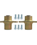 3 Stud Front Wheel Hub Steering Knuckle Spindle Kit For Go Kart ATV Quad 110cc 125cc Gold Finish Center Hole 17mm