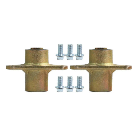 3 Stud Front Wheel Hub Steering Knuckle Spindle Kit For Go Kart ATV Quad 110cc 125cc Gold Finish Center Hole 17mm