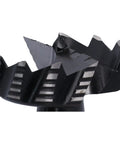 Close-up of Top Shelf German Alloy Steel Forstner Bit with saw teeth for smooth hole cutting, part of five-piece set.