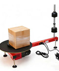 Heavy Duty Wrap Around Stretch Film Wrapper For Pallets, Dual Mode Semi Auto Turntable Dispenser, 15.7 Inch Table