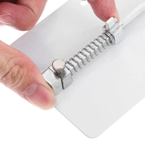 Universal Circuit Board Repair Fixture Tool Pro Grade Gear with spring mechanism and secure clamp design for precise screen repair