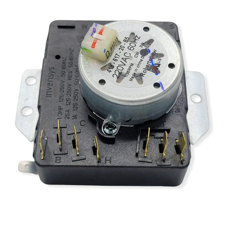 Dryer Timer Replacement For Whirlpool W10185972 220VAC 60Hz 1/36 RPM CW Rotation 3W Fits 1481701 AH2348527