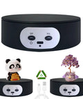 This sleek motorized rotating display stand is the ultimate sidekick for your photoshoots and shop window needs. It spins a smooth 360 degrees.