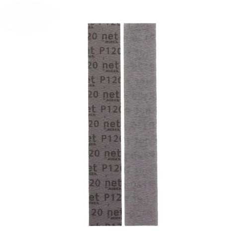 Top Tier Dust Free Sandpaper Sheets Grid Design Clog Resistant Flocking Plus Customizable Cut Sizes For Woodworking And Paint Stripping Jobs Like A Boss 50 Pack two gray sanding sheets - P120 grit design.