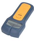 FTVOGUE Wall Scanner Sound Graphic Alarm Depth Position Detection Stud Finder with Double Alert and Wide Application for Metal Wood Wire Live Circuits, handheld design with display and orange buttons.