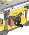Table Saw Handwheel Replacement Round Handwheel With Revolving Knob Handle Fits DW745 DWE7480 DCS7485B installed on saw