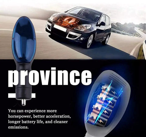 Gas Saver For Cars And Trucks Plug And Play Portable Fuel Saver Device Boosts Mileage Ten To Thirty Percent Improves Engine Start Power And Efficiency Easy Install Black Compact Design Pack Of Two shown with vehicle