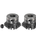 Bevel Gear Set One To One 12 Teeth Pinion With 6mm Shaft Hole One Point Five Module Grade 45 Steel for DIY CNC Robotics