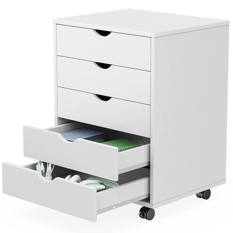 Five Drawer On Wheels Storage Chest
