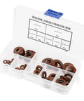 Pro Grade Belleville Disc Spring Washer Set Seven Sizes Built Tough Heavy Duty Compression Gaskets For Industrial Machinery And Steel Construction Shock Absorbers Pack 20 Pcs Each, 7 sizes in storage box