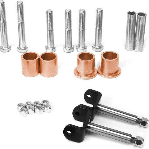 Components of Front Independent Suspension Repair Kit For Golf Cart 1016386 1016384 7048, Easy Install, Beefed Up Parts