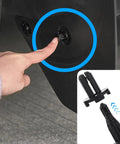 Six Type Bumper Retainer Clip Kit With Removal Tools 100 Pack Nylon Fasteners For Easy Car Body Trim Replacement Universal Fit For Front And Rear Bumpers Durable Vibration Resistant And Anti Aging, black nylon clip in bumper panel