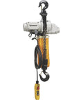 Electric Chain Hoist 2-Ton Load Capacity With 9.84 Ft Lift, 110V Single-Phase Motor, Built-In Chain Bag, Overload Safety