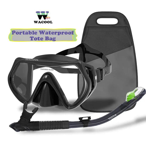 Complete Snorkeling And Diving Gear Package Set For Adults With Anti Fog Mask Purge Valve And Anti Splash Silicone Mouthpiece