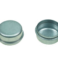 2.44 Inch Trailer Axle Wheel Hub And Bearing Grease Cap Dust Cover Drive In Style For Non EZ Lube Hubs 5.2K 6K Zinc Coated