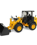 Cat Wheel Loader 1 To 16 Scale Model with articulated steering and functional loading arm, front view