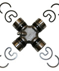 Universal Joint Replacement For Rear Shaft All Joints That Fits Pontiac T1000 1981 And Acadian Models To Restore Smooth Power Transfer Reduce Vibration Boost Driving Stability And Fix Driveline Issues Fast, rear shaft U-joint with retaining clips