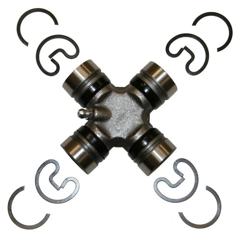 Universal Joint Replacement For Rear Shaft All Joints That Fits Pontiac T1000 1981 And Acadian Models To Restore Smooth Power Transfer Reduce Vibration Boost Driving Stability And Fix Driveline Issues Fast, rear shaft U-joint with retaining clips