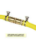 Easy Connect Double Female Quick Connector Locking For Garden Hose Repair And Splice Fits Easy Connect Male Barbs And Connectors