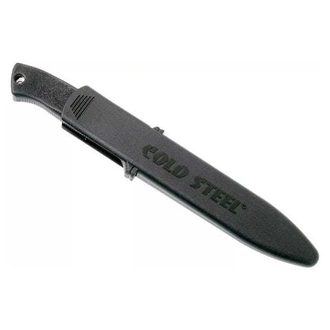 Peace Maker II Fixed Blade Knife 5.5 Inch Compact EDC Tactical Outdoor Knife with sheath, handle visible, black color