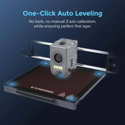 Adventurer 5M Pro High Speed Enclosed 3D Printer for home and school with auto-leveling feature, 220x220x220 mm build volume