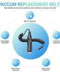 12V Car Charger Adapter For OSSUR Cold Rush Compact Therapy Device, power cord with safety features in blue circle.