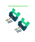 HGW15CC Linear Slider Block Set With 2 Flange Bearing Blocks And 2 E2 Self Lubricating Oil Boxes For 15mm Guide Rails CNC Kit Replacement Parts