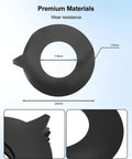 Beef Up Bucket Pin Shim Kit For Excavator And Skid Steer 110mm Pins 2mm Thick Gap Spacer Gasket, black rubber spacer