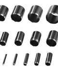 Pro Grade Leather Circle Cutter Tool Set 13 Piece Circle Punch Kit With Diameters From 3mm To 25mm for DIY leathercrafts.