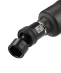 Close-up of One Half Inch Drive Shallow Impact Universal Joint Swivel Socket attached to tool, SAE size label visible