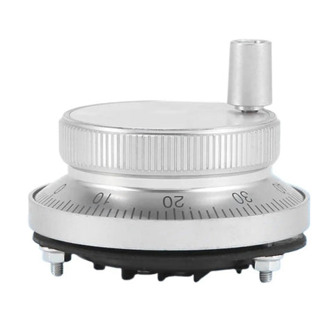 Aluminum Handwheel Kit For CNC Machines, 5V Manual Pulse Generator, ergonomic rotation handle side view.