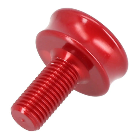 Lightweight Aluminum Alloy Bicycle Crank Arm Bolts M8 Thread Two Pack Water Resistant For Square Taper Bottom Bracket Red
