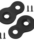20 Piece Heavy Duty Figure Eight Table Top Fasteners Thick Iron Desktop Connectors for furniture assembly with screws.