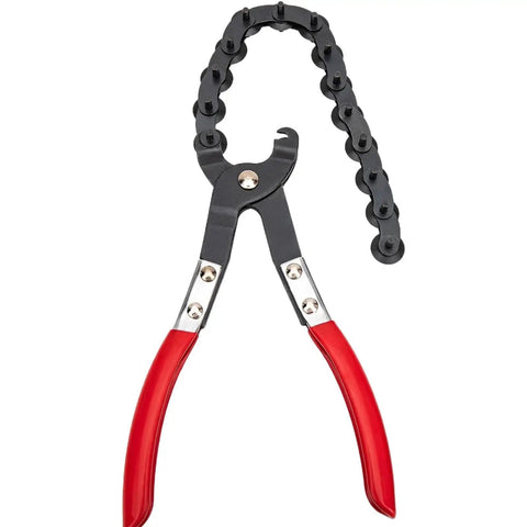 Exhaust Pipe Cutter Tool For 3/4 To 3-1/4 Inch Tailpipes And Tubing, Lubricated Wheel Mechanism For Smooth, Easy Cuts, Heavy-Duty Cutter For PVC Copper Steel Exhausts, Ideal For Tailpipe And Catalytic Converter Repairs, red-handled pipe cutter
