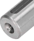 Close-up of NMRV040 stepper motor shaft kit with durable alloy steel construction for reliable performance in CNC and automation projects.