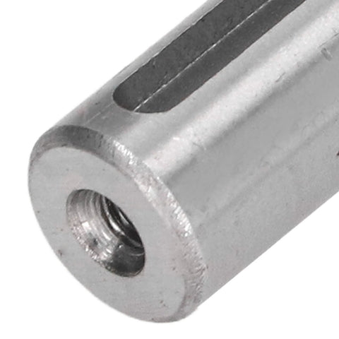 Close-up of NMRV040 stepper motor shaft kit with durable alloy steel construction for reliable performance in CNC and automation projects.