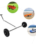 Boat Trailer Dolly Aluminum Alloy For Small Boats Heavy Duty 88 Lb Capacity Trolley With 14.57 Inch PU Wheels Beach Ready And Land Transport