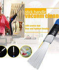 Dust Daddy Universal Vacuum Attachment for tight corners with flexible micro tube design demonstration in home setting.