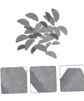 80 Piece Stainless Steel Woodruff Key Set For Pulleys And Driveshafts Handy Hardware Assortment With 8 Sizes Smooth Finish Half Moon Keys