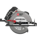 Heavy Duty 7-1/4 Inch Circular Saw With 15 Amp Motor Delivers 5500 RPM Magnesium Shoe And Metal Guards For Durability