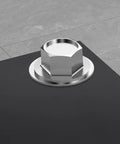 Twenty Eight Piece Five Eighth Inch Inner Diameter Fender Washers One And One Half Inch Outer Diameter 304 Stainless Steel