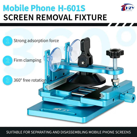 Universal Phone Screen Separator Kit With Suction Cup And Heating 360 Rotating Clamp for Samsung and Huawei repair