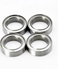 Top-Notch Miniature Ball Bearings Kit For 1/10 RC Cars Sealed Radial Bearings With Deep Groove Upgrade Parts 16Pcs TT02 TT-02 TT02D TT-02D Compatible, 4 metal bearings