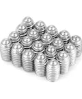 20 Pcs M8x10 Wave Ball Screws Plus Stainless Steel Spring Plunger Set For Lubrication Equipment Plus Pneumatic Tools Hex Socket