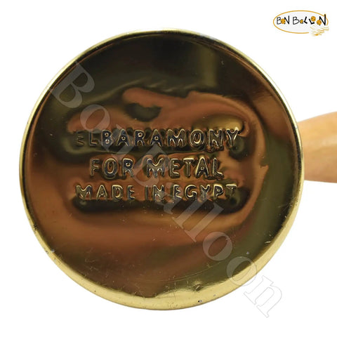 Bottom stamp of Old School Hand Hammered Solid Brass Copper Ibrik Pot Coffee Maker With Wooden Handle For Turkish Greek Arabic Coffee