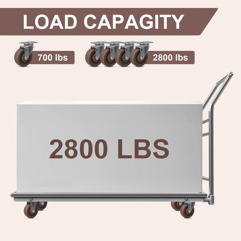 Built Like A Tank High Temp Caster Wheels For Bakery Ovens 570F Heat Resistant Glass Filled Nylon Swivel Rollers handling 2800 lbs load.